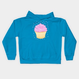 Tasty Cupcake and Sprinkles Kids Hoodie